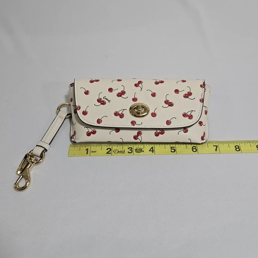 Coach Sunglass Case With Cherry Print